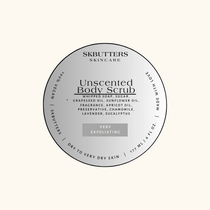 Unscented Body (Sugar) Scrub